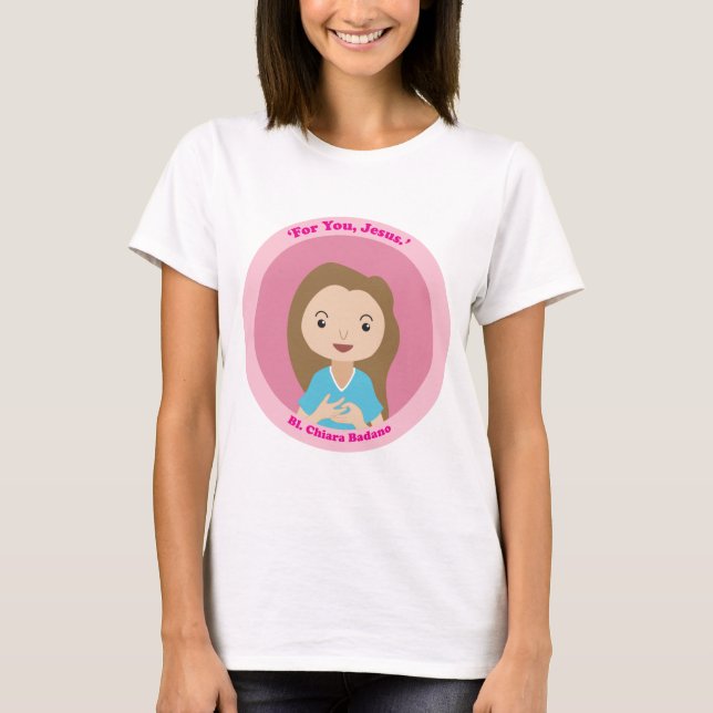 Camiseta Bl. Clara Badano (Anverso)