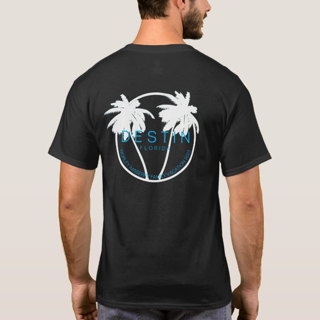 Camiseta Black 2023 Family Vacation (Reverso)