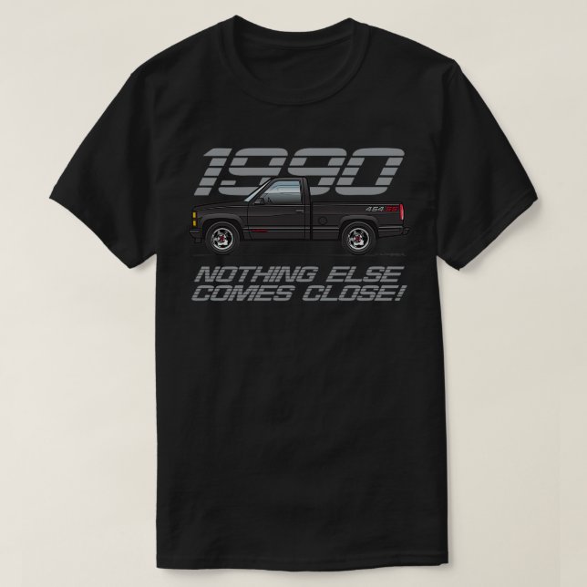 Camiseta Black 454SS 1990  (Diseño del anverso)