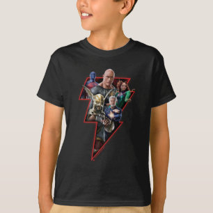 Camiseta Black Adam Group Lightning Graphic