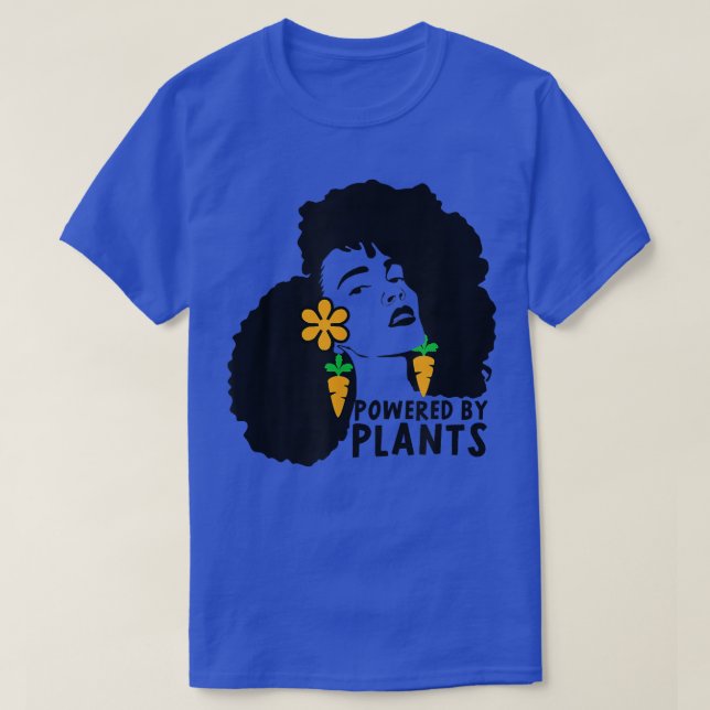Camiseta Black African American Woman Vegetarian  African C (Diseño del anverso)