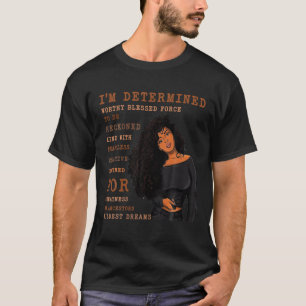 Camiseta Black Afro Woman Melanin Girl Black History Month