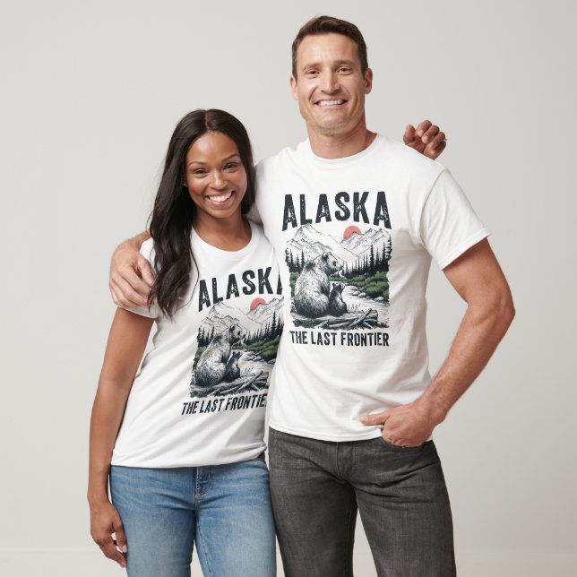 Camiseta Black Alaska Grizzly Frontier Tee (Unisexo)
