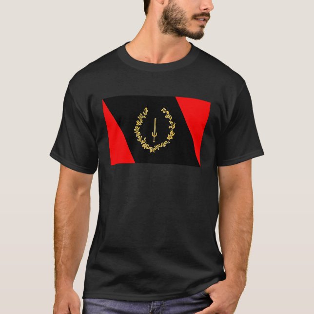Camiseta Black American Heritage Flag (Anverso)