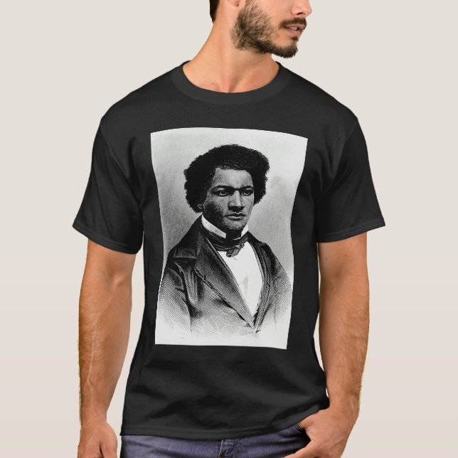 Camiseta Black American History Frederick Douglass Black Hi (Anverso)