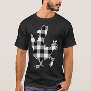 Camiseta Black & de pollo; Búfalo blanco Merry Chris