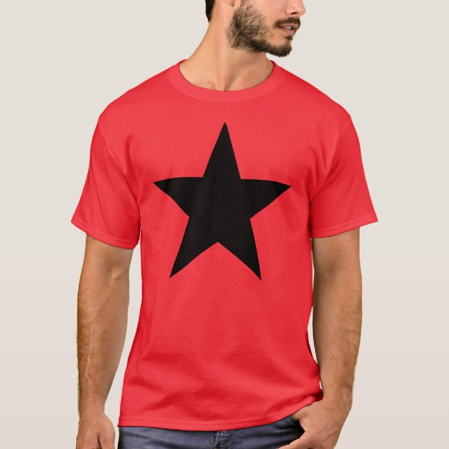 Camiseta Black Anarchy estrella (clásico) (Anverso)