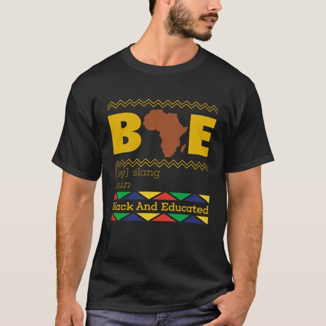 Camiseta Black And Educated Bae Black Pride Black Girl Powe (Anverso)
