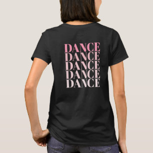Camiseta Black and Pink Baile Baile Baile Eslogan 