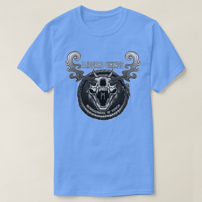 Camiseta Black and White Aett Crest (Diseño del anverso)