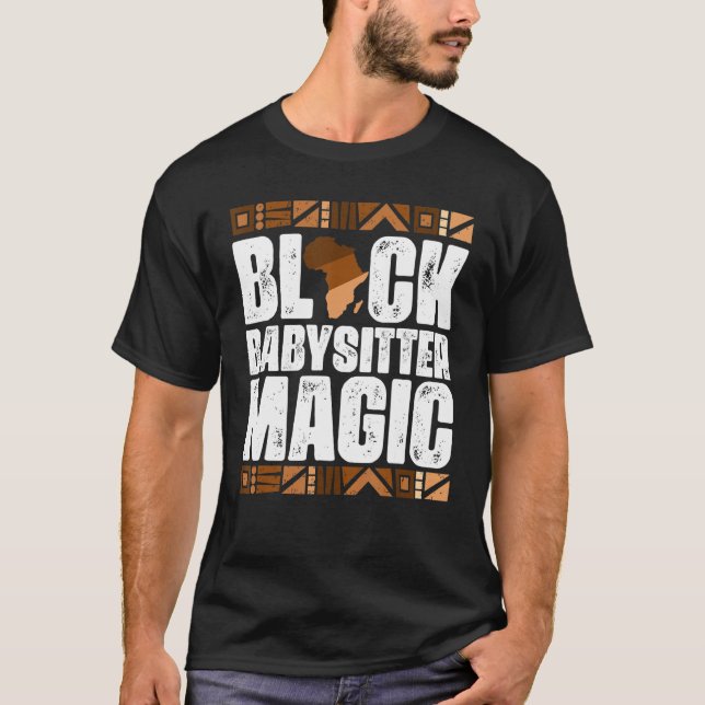 Camiseta Black Babysitter Magic Black History Mono BLM (Anverso)