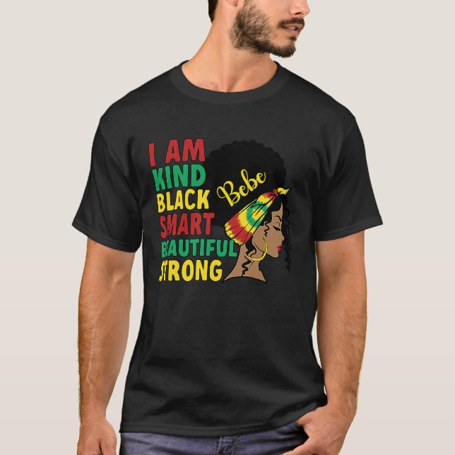 Camiseta Black Bebe Grandmother African American Bebe Grand (Anverso)