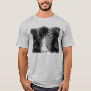 Camiseta Black Border Collie Animal Art