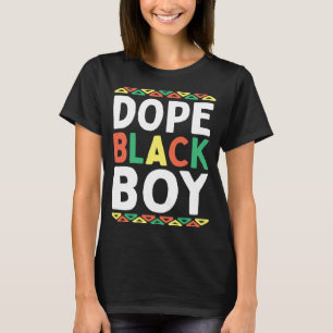 Camiseta Black Boy African American Black History Month Pri