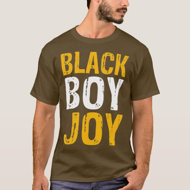 Camiseta Black Boy Joy Orgullo negro afroamericano (Anverso)