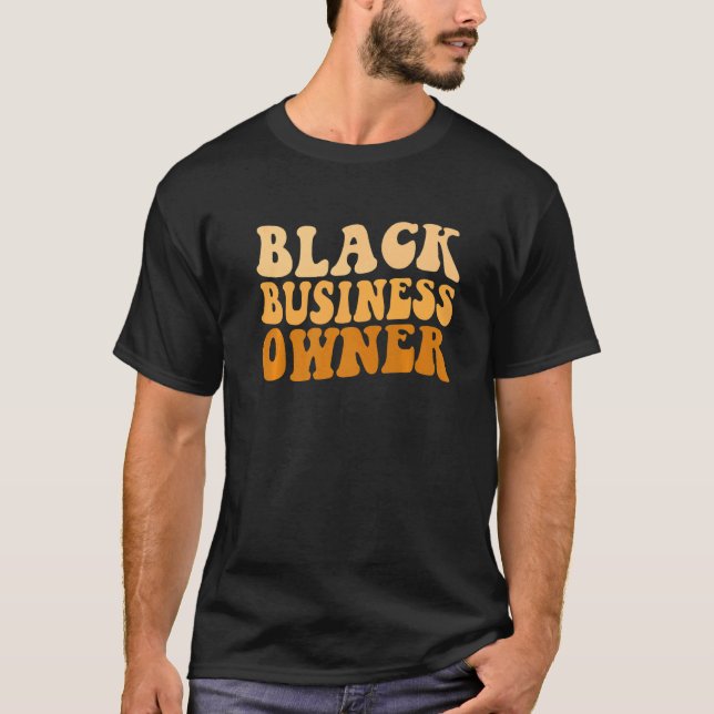 Camiseta Black Business Owner Black Business Month African (Anverso)