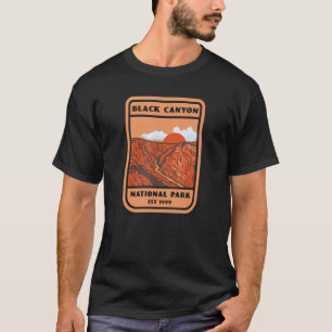 Camiseta Black Canyon National Park Vintage Style Badge