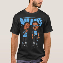 Camiseta Black Carolina 5 AJ5 Chicos Malos Gráfico de Dibuj