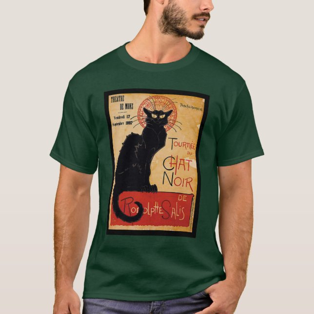 Camiseta Black cat (Anverso)