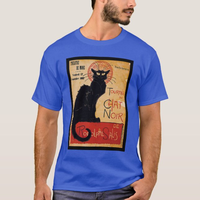 Camiseta Black cat (Anverso)
