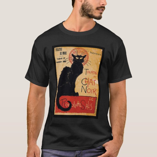 Camiseta Black cat (Anverso)