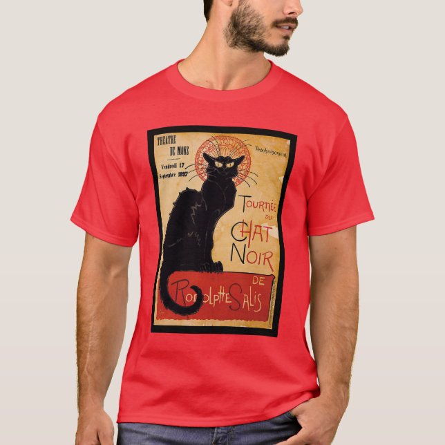 Camiseta Black cat (Anverso)