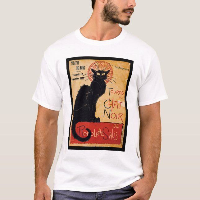 Camiseta Black cat (Anverso)