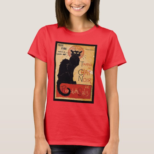 Camiseta Black cat (Anverso)