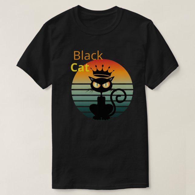 Camiseta Black cat 2024 (Diseño del anverso)