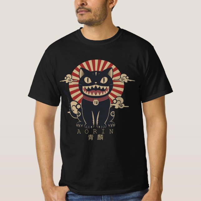 Camiseta Black Cat - AORIN (Anverso)