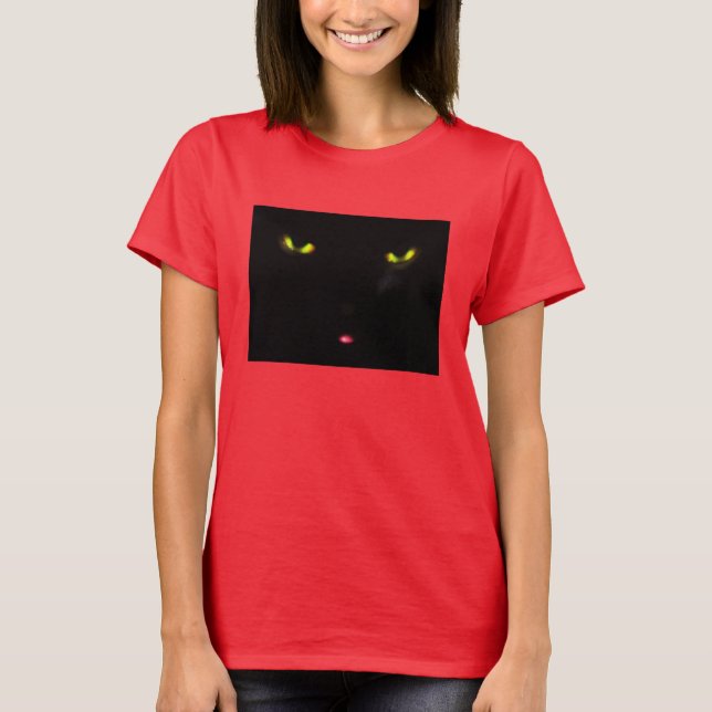 Camiseta Black Cat Eyes (Anverso)