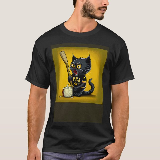 Camiseta Black Cat Hockey Corn On The Cob (Anverso)