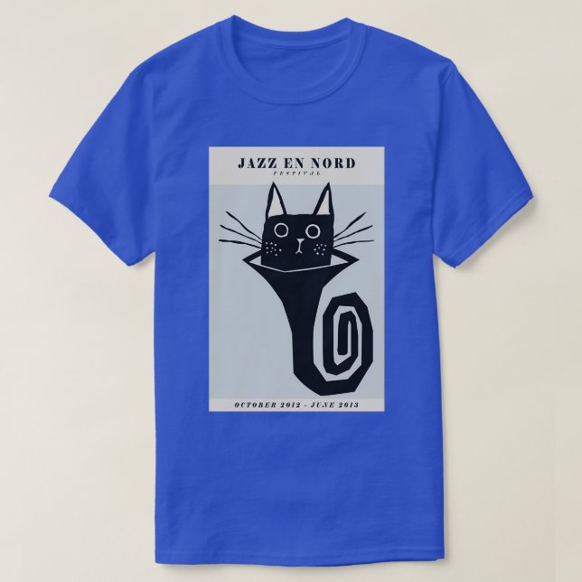 Camiseta Black Cat Jazz En Nord (Diseño del anverso)