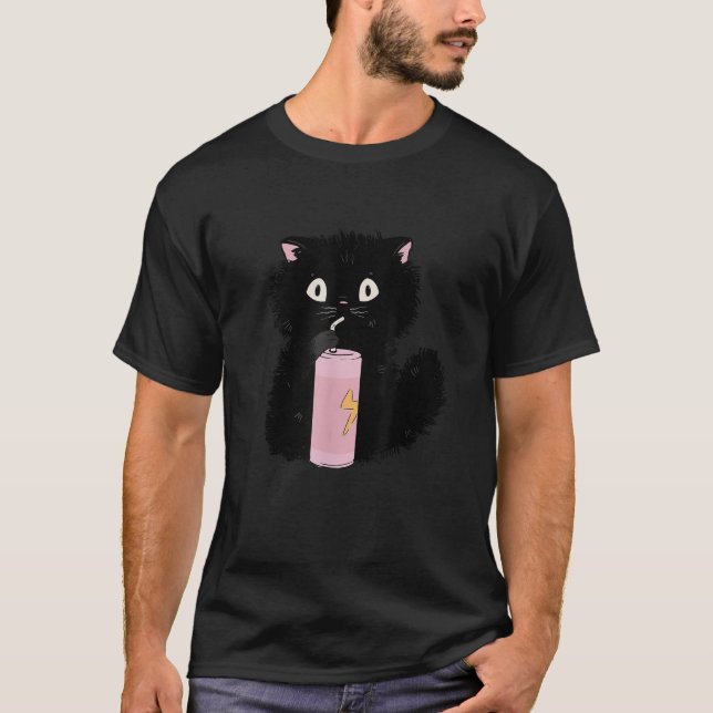 Camiseta Black Cat Lover Cute Funny Kawaii Kitten Perfect C (Anverso)
