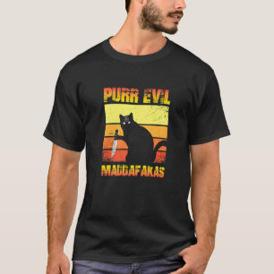 Camiseta Black Cat Purr Mal Madafakas