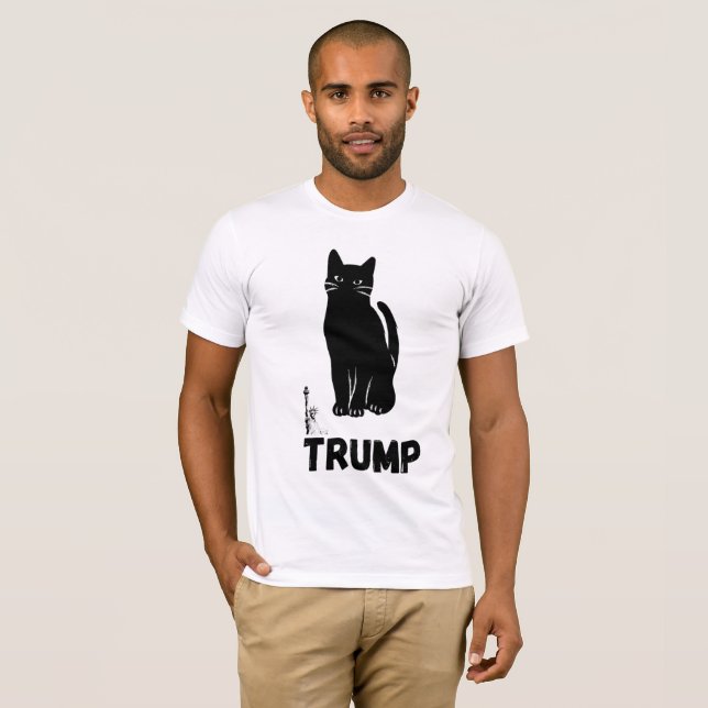 Camiseta Black Cat trump (Anverso completo)
