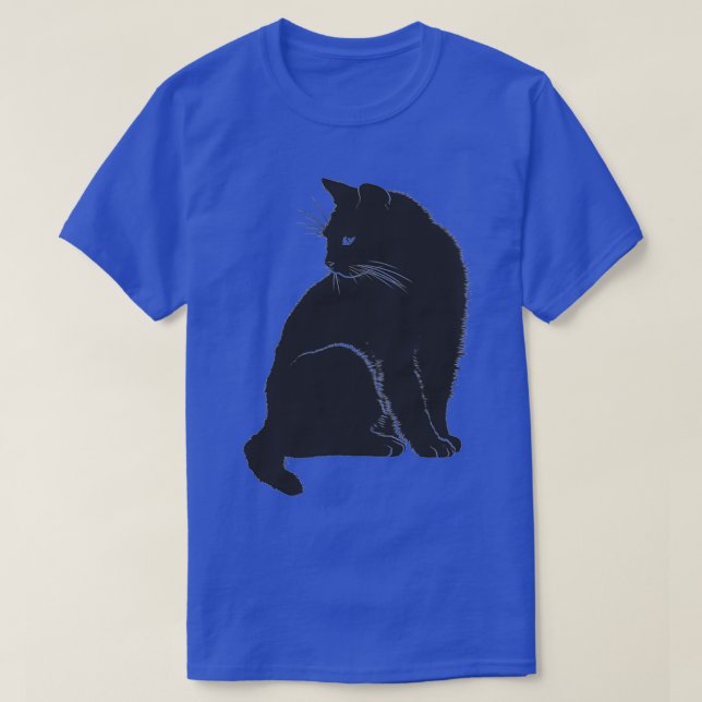 Camiseta Black cat Ts (Diseño del anverso)