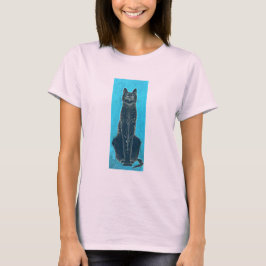 Camiseta Black Cat Vintage Look