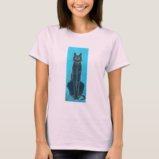 Camiseta Black Cat Vintage Look (Anverso)