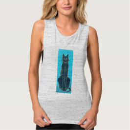 Camiseta Black Cat Vintage Look