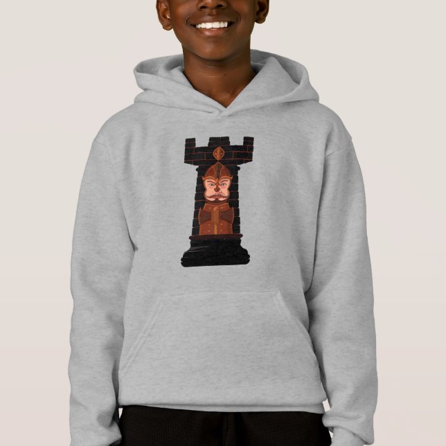 Camiseta Black Chess Rook (Anverso)