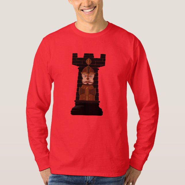 Camiseta Black Chess Rook (Anverso)