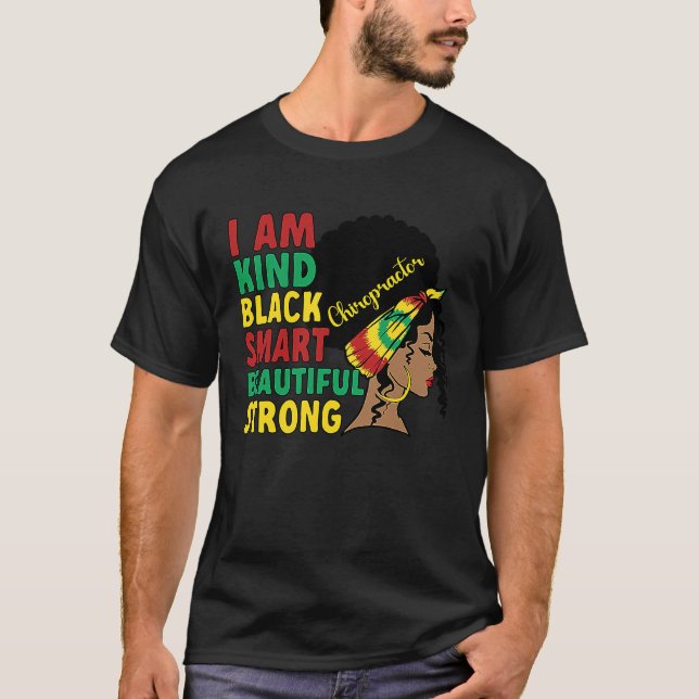 Camiseta Black Chiropractor African American Chiropractic (Anverso)