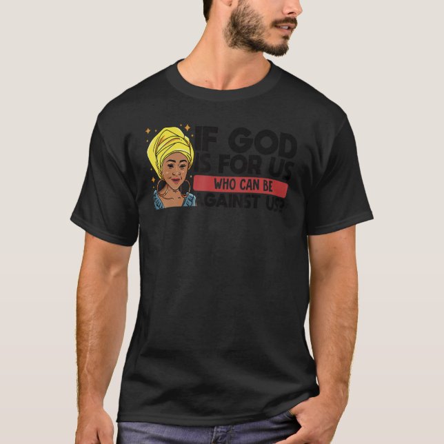 Camiseta Black Christian Melanin Woman Minister Sista Stron (Anverso)