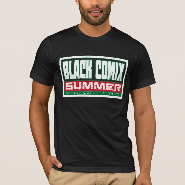 Camiseta Black Comix Summer (Pan-African) (Anverso)