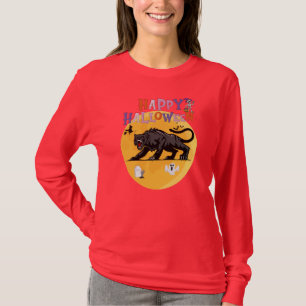Camiseta black cougar on halloween night