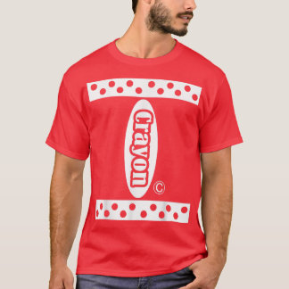 Camiseta Black Crayon Box Halloween Costume Pareja y Grupo