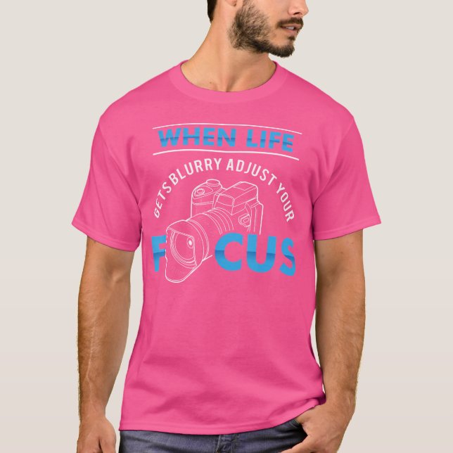 Camiseta Black Crew Neck Modern Casual Photography (Anverso)