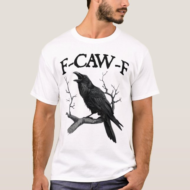 Camiseta Black Crow, F-Caw-F (Anverso)
