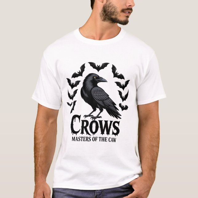 Camiseta Black Crow F, Caw F, Funny Bird Dance Guay Present (Anverso)